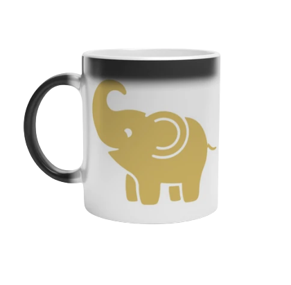 Disappearing Elephant - Magic Ceramic Mug